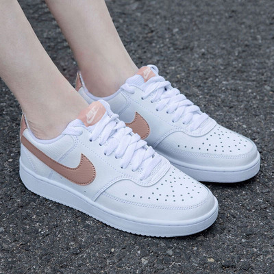 Nike假一赔十粉色板鞋