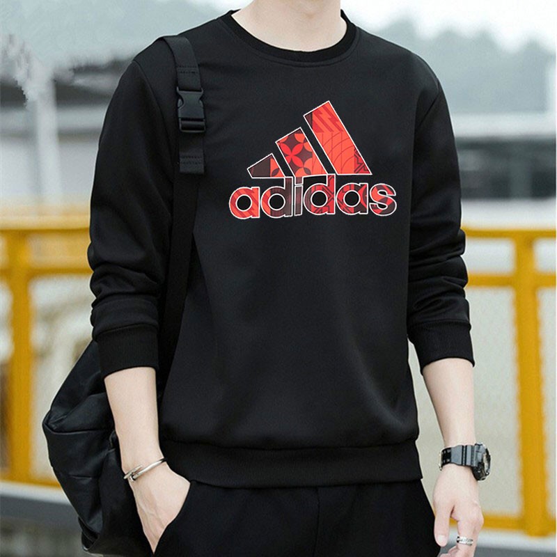 adidas阿迪达斯卫衣男2024春季圆领长袖上衣运动服外套HI3287