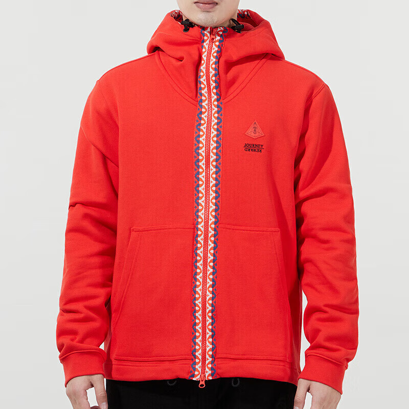 耐克加绒运动外套男连帽防风保暖