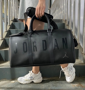 耐克皮质健身包AJ包男女包新款大容量耐克包手提包旅行包斜挎包