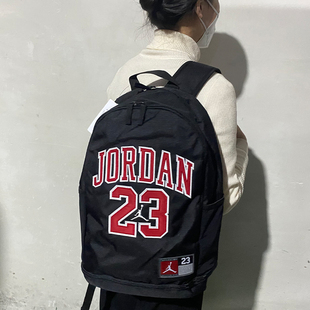 Jordan双肩背包学生书包耐克正品大容量aj休闲潮流男旅行包运动包