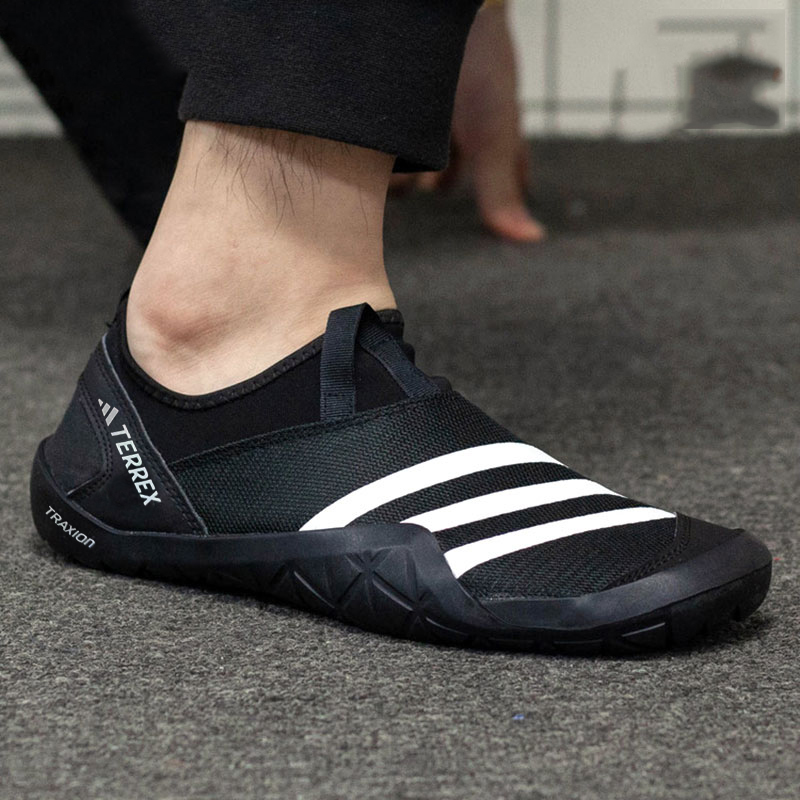 adidas阿迪达斯男鞋新款户外溯溪鞋男懒人一脚蹬徒步越野鞋HP8648