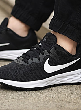 耐克男鞋透气缓震Nike正品黑色鞋子旅行鞋户外跑步鞋运动鞋休闲鞋