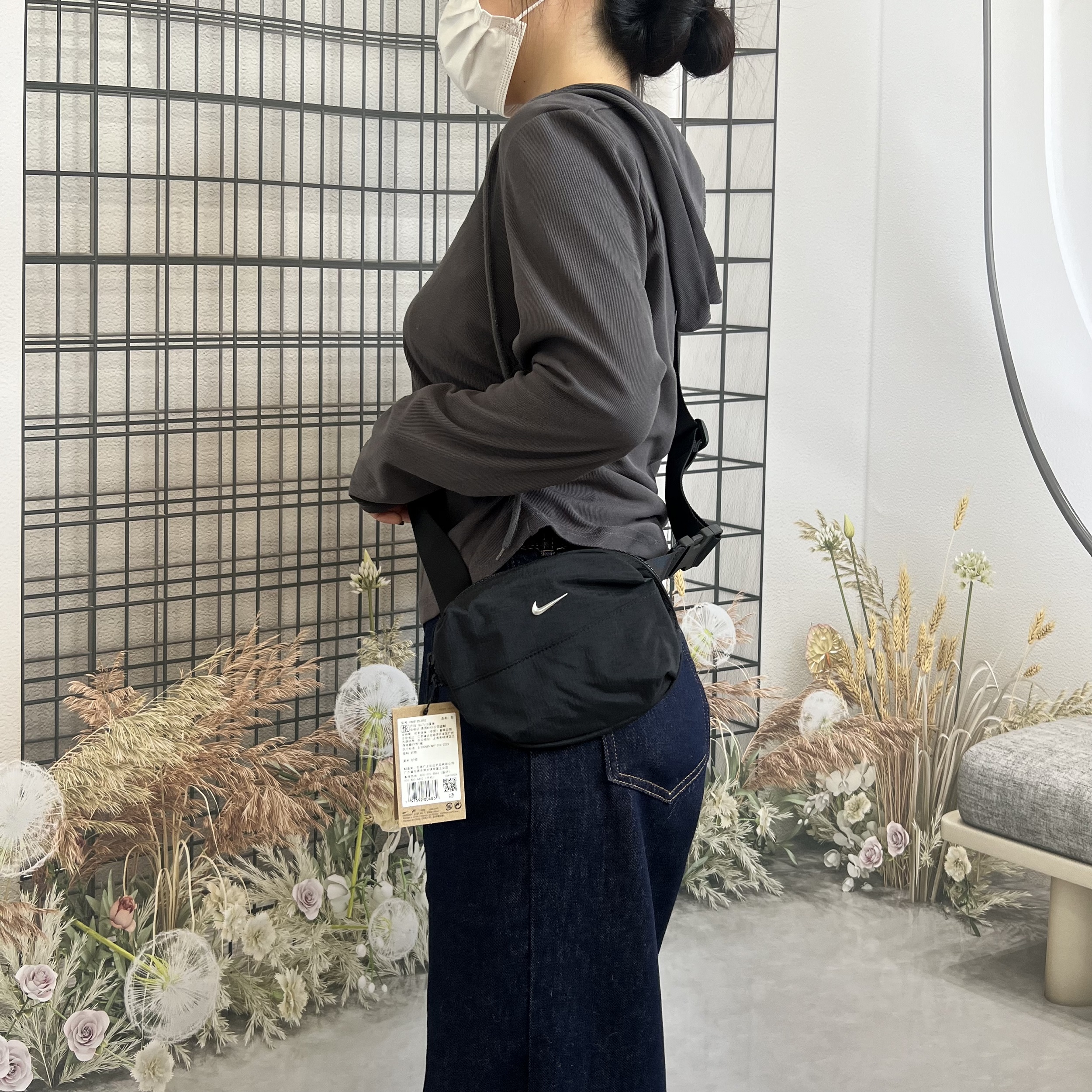 Nike耐克单肩包2025夏季新款斜挎包男女旅行包运动包正品骑行腰包
