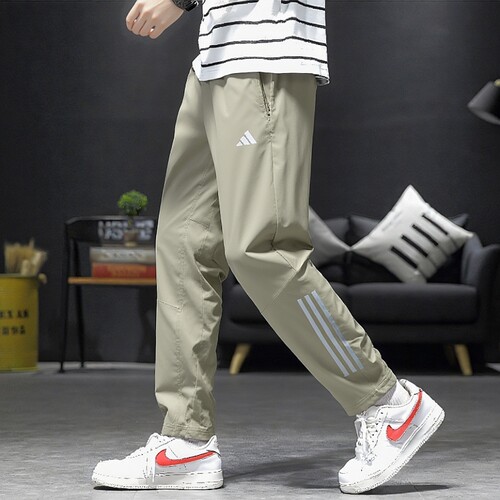 正品假一赔十裤子男春梭织运动裤