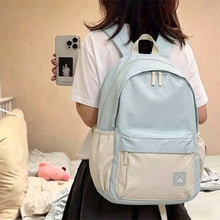 阿迪达斯双肩包男女新款马卡龙运动大容量背包初高中学生书包女包