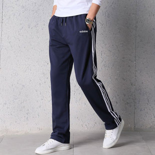 直筒裤 宽松蓝色卫裤 运动裤 阿迪达斯男裤 长裤 新款 男士 KB0785 子夏季