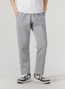 Nike耐克男士针织长裤秋季新款运动裤灰色卫裤休闲宽松裤子BV2708