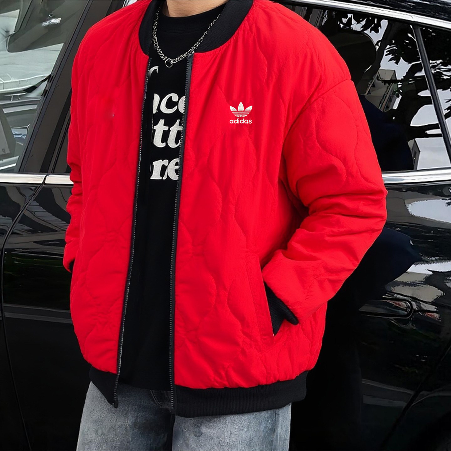 阿迪达斯三叶草红色棉服男冬季新年款复古棉袄外套美式加厚棒球服,运动服/休闲服装,运动茄克/外套,淘宝优惠券,粉丝福利购,淘宝优惠卷