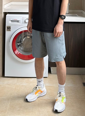 耐克新款灰色速干短裤透气男裤薄款五分裤运动裤宽松休闲裤DV9331