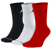 Nike Air Jordan耐克正品运动袜AJ三双装长筒篮球袜子SX5545-011