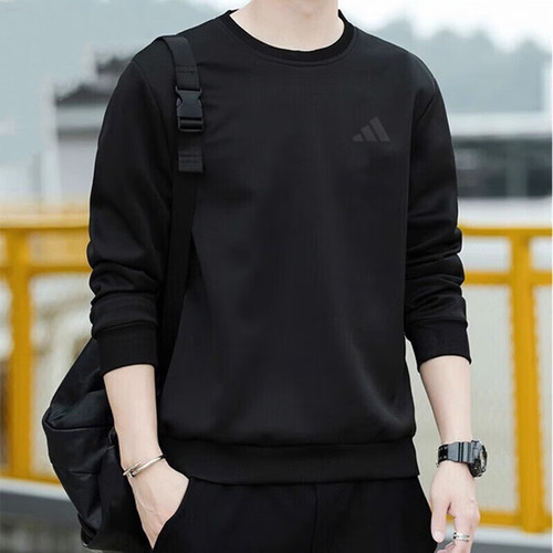 Adidas阿迪达斯卫衣新款春秋冬运动服透气套头长袖t恤打底衫上衣