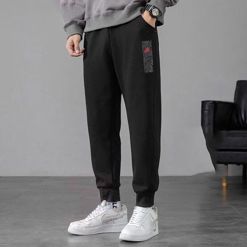 阿迪达斯男裤子CNY春篮球长裤