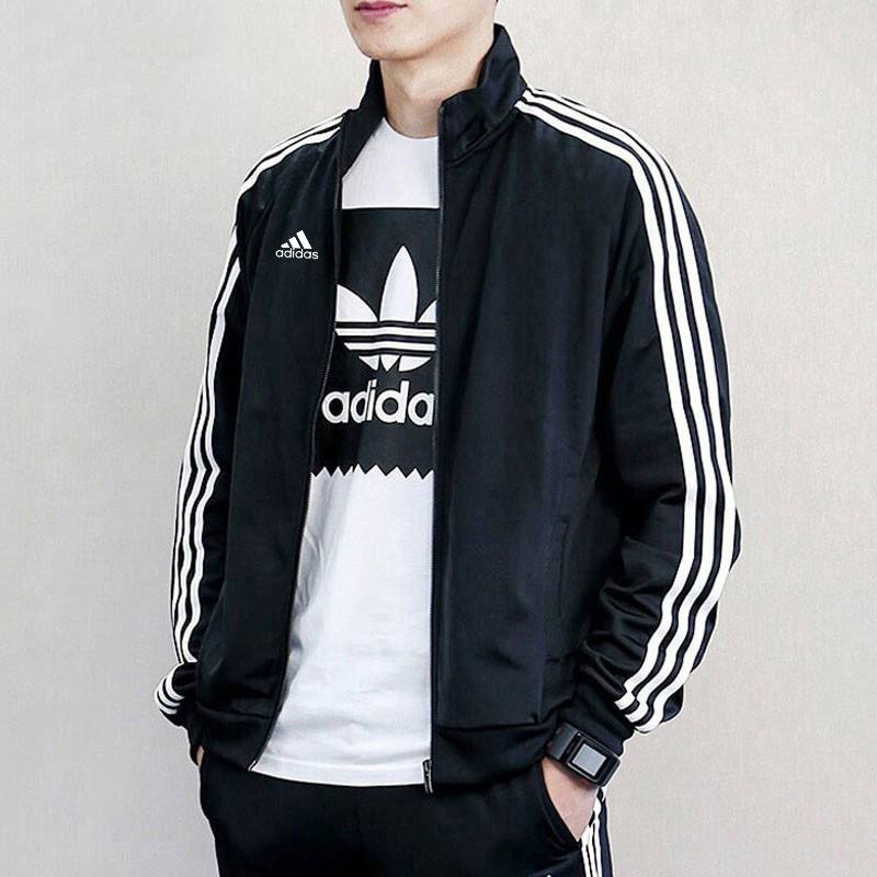 Adidas假一赔十棉质立领夹克