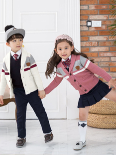 幼儿园园服春秋冬装韩版毛衣小学生校服儿童童装亲子表演出服套装