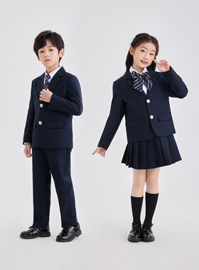 小学生校服韩版制服礼服幼儿园宝宝园服学院童装西装外套英伦套装
