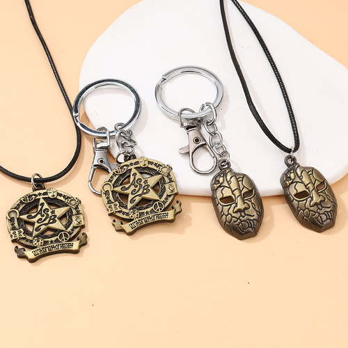 JOJO的奇妙冒险项链石鬼面挂件男