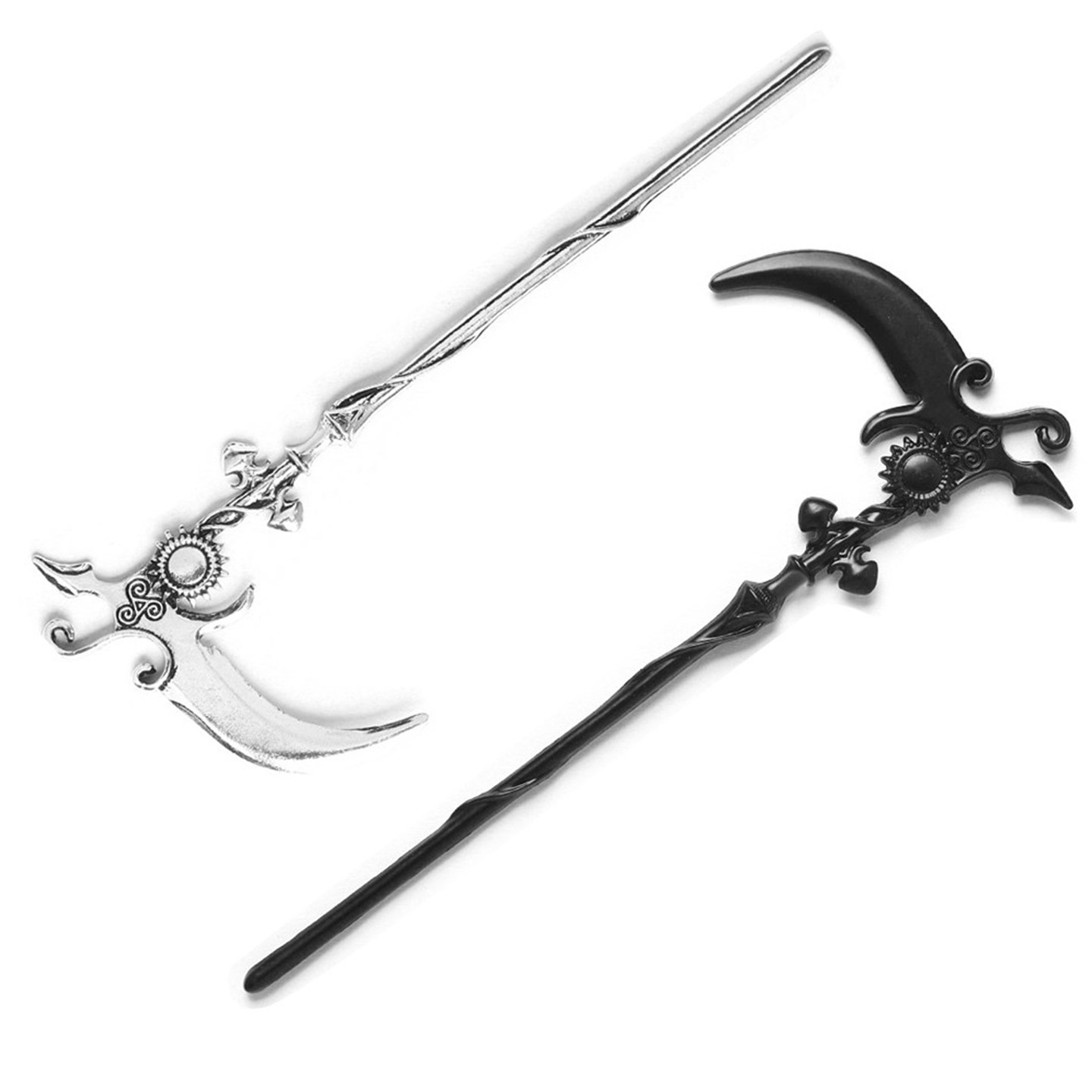 万圣节周边死神镰刀武器模型摆件