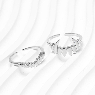 III Gate 博德之门3阿斯代伦吸血鬼之噬戒指环开口对戒 Baldur