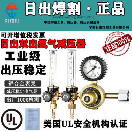 双口氩气表双表 双管 双头氩气减压阀双流量计氩弧焊减压器双出气 - 封面