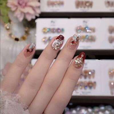 马年报福特别款猫眼纯手工穿戴甲