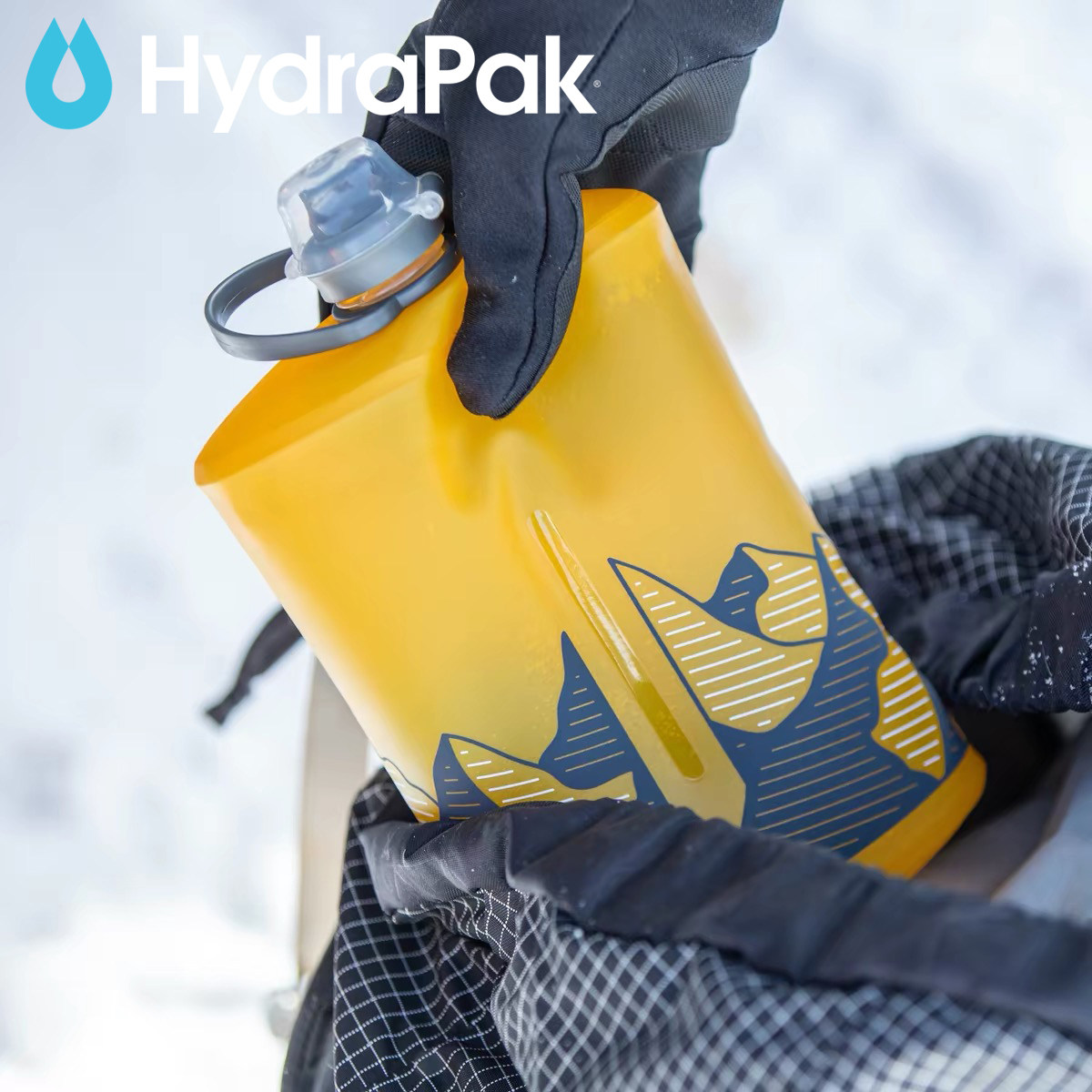 美国HydraPak户外折叠水壶图片