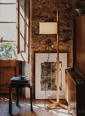 现货西班牙Santa&Cole TMM落地灯 复古中式侘寂客厅进口刘雯同款