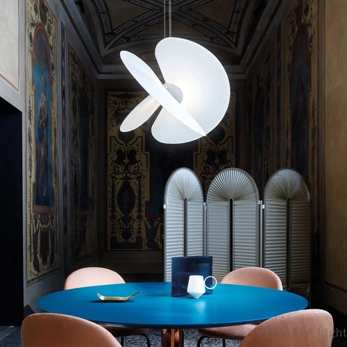 Luceplan客厅北欧LED花瓣吊灯
