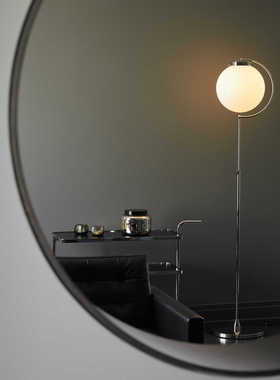 德国Tecnolumen DSL 23落地灯 包豪斯中古侘寂玻璃复古客厅书房