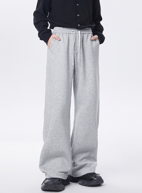 190加长版高个子穿搭男秋冬115cm简约通勤直筒宽松加绒加厚长裤潮