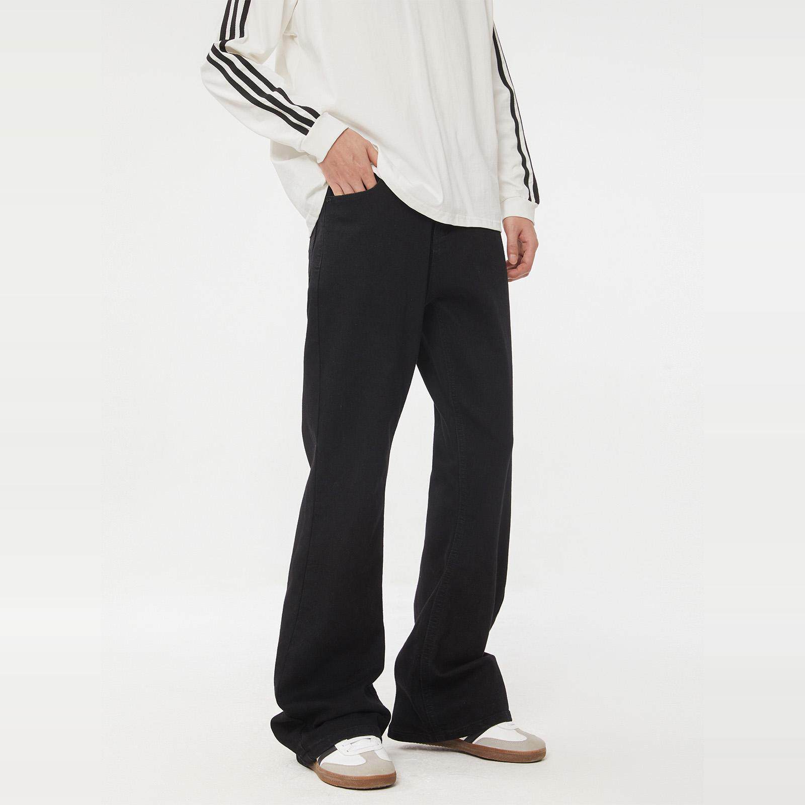 加长裤子男高个子190牛仔裤春夏复古微喇加厚加绒休闲长裤115cm