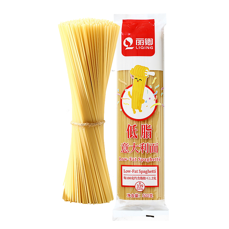 麗卿意大利面條組合裝直條形低脂肪意面速食家用意粉輕食健身