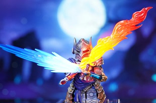 人仔工厂 第三方 法环 老头环系列 双月骑士 升级武器  玩具 配件