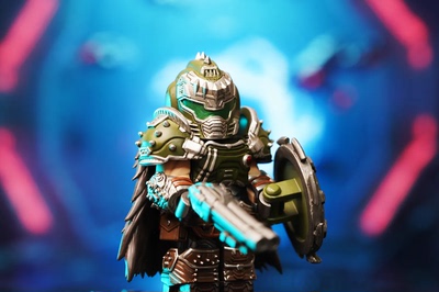 人仔工厂 第三方 DOOM系列 第三弹 毁灭战士V2 拼插积木 玩具