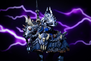 第三方 人仔工厂 WOW系列 死亡骑士 莫格莱尼 拼插积木 玩具 手办