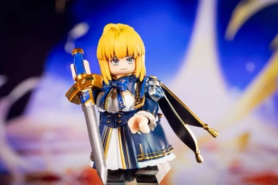 第三方 LBx人仔工厂联名 FGO系列 星铁联动版 Saber 拼插积木
