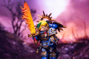第三方 人仔工厂 星际系列 星际战士—基利曼 拼插积木 玩具 兵人
