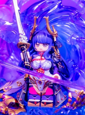 第三方 人仔工厂xLB联名 原神系列 雷电将军 V2 拼插积木 玩具