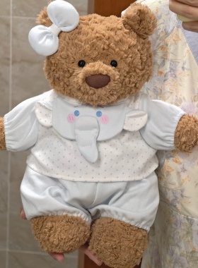 巴塞罗熊那衣服婴儿服睡衣36 47手作娃衣jellycat巴纳布斯猪娃衣