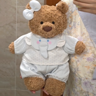 巴塞罗熊那衣服婴儿服睡衣36 47手作娃衣jellycat巴纳布斯猪娃衣