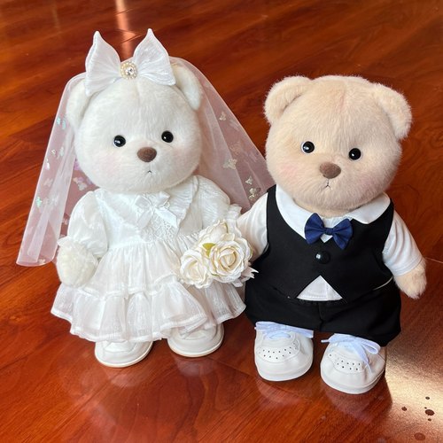 【婚纱西装】莉娜熊衣服压床娃衣