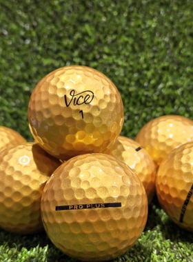正品Vice Golf高尔夫球Pro Plus金色限量版110+专业远距12个装新