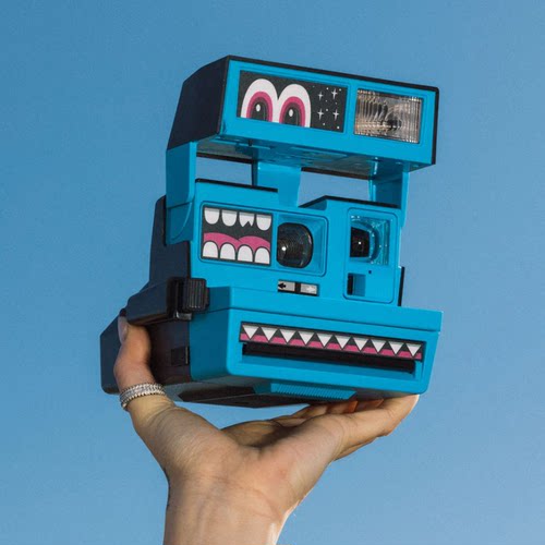宝丽来相机GREG MIKE POLAROID 600 CAMERA联名限量大眼睛拍立得