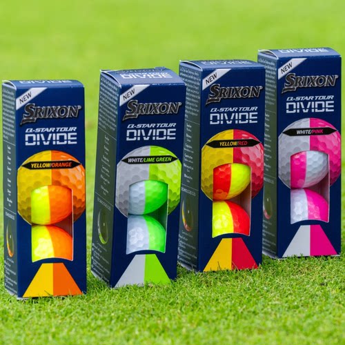 Srixon史力胜高尔夫球Q-Star Tour Divide 双色瞄准远距离三层球