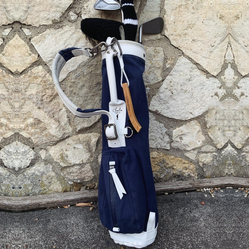 美国直邮charlie golf co2-5岁儿童帆布高尔夫球包海军蓝粉色多色