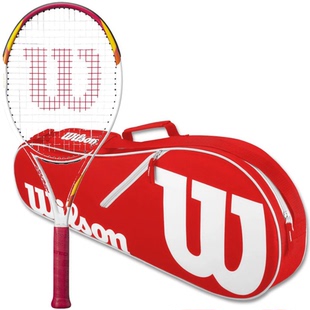 美代正品Wilson威尔逊Six One网球拍套装带球包球拍握柄尺寸可选
