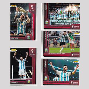 球星卡 梅西 夺冠庆祝 2022世界杯 PANINI instant 阿根廷 捧杯
