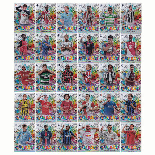 球星卡 golazo 孙兴慜 登贝莱 姆巴佩 德布劳内 2024-25 Topps