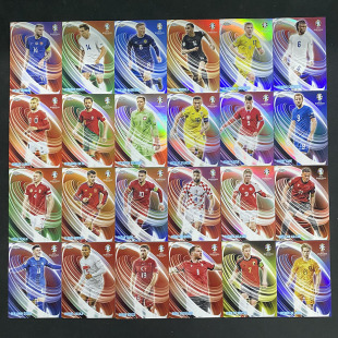 球星卡 霓虹特卡 2024欧洲杯 Topps 凯恩 穆夏拉 霍伊伦 德布劳内
