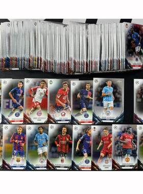球星卡 2023-24 Topps chrome 全套 哈兰德 亚马尔 姆巴佩 居莱尔